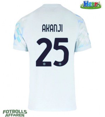 Inter Milan Manuel Akanji #25 Bortatröja 2025-26 Kortärmad